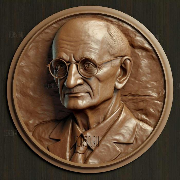 Max Planck 2 | 3d stl model for CNC